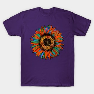 Rainbow Sunflower T-Shirt